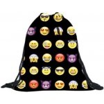 Woodrow Gymsack Vak na záda Emoji Emoticon black – Hledejceny.cz