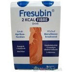 FRESUBIN 2 KCAL FIBRE DRINK PŘÍCHUŤ MERUŇKOVO-BROSKVOVÁ POR SOL 4X200ML – Hledejceny.cz