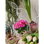 Bílý drátěný dekorační košík králík Bunny 16*12*33 cm – Hledejceny.cz