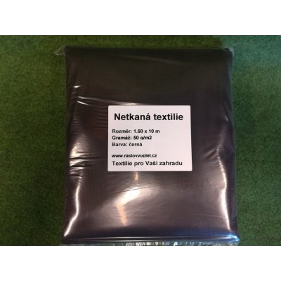 Jutabond Netkaná textilie proti plevelu, 50g/m2, 10m x 3,2m černá – Zboží Dáma