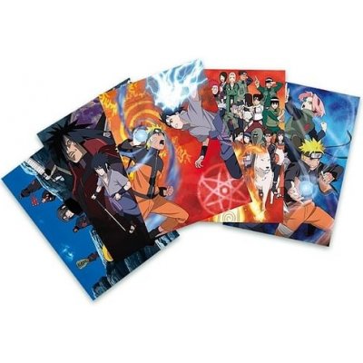 ABYstyle Sada pohlednic Naruto Shippuden (5 ks) – Zboží Mobilmania