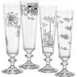 Crystalex Sklenice na sekt By Mucha 4 x 205 ml – Zboží Dáma