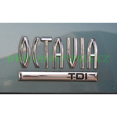 ŠKODA OCTAVIA, OCTAVIA II-ZADNÍ NÁPIS OCTAVIA TDI original - černý 1Z0853687C FXC – Zbozi.Blesk.cz