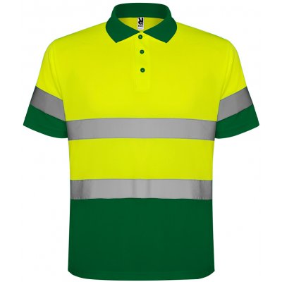 ROLY Pánská reflexní polokošile Polaris modrošedá/svítivá žlutá 23221 S – Sleviste.cz