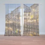 Záclony Město: 2 ks - 150x250 cm - Sablio – Hledejceny.cz