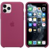 Pouzdro a kryt na mobilní telefon Apple Apple iPhone 11 Pro Silicone Case Pomegranate MXM62ZM/A