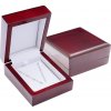 Dárková krabička Zlatnictví Zlatíčko Luxusní dřevená krabička červená BA35-TMC