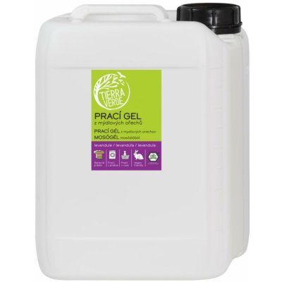 Tierra Verde Prací gel z mýdlových ořechů s levandulovou silicí kanystr 5 l