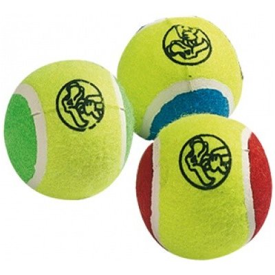 Flamingo hračka pro psy tenisový míček se vzory 6 cm – Zbozi.Blesk.cz
