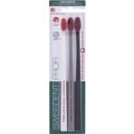 Swissdent Colours Set černý červený modrý sada zubních kartáčků soft medium 3 ks – Zboží Dáma