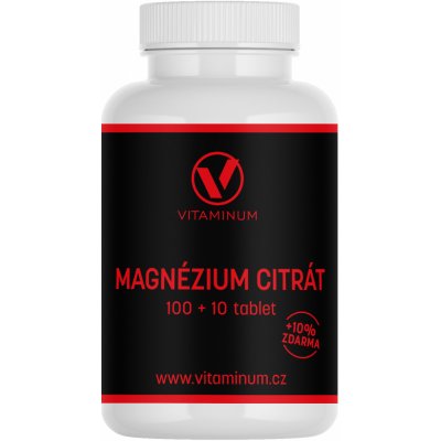 Vitaminum Magnésium Citrát 600 mg - 110 tablet – Hledejceny.cz