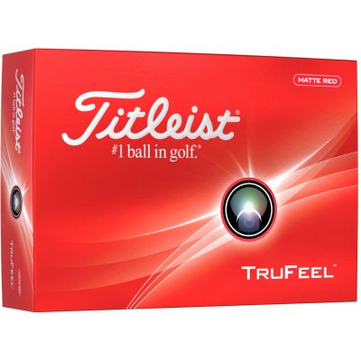 Titleist TruFeel červené 12 ks – Hledejceny.cz