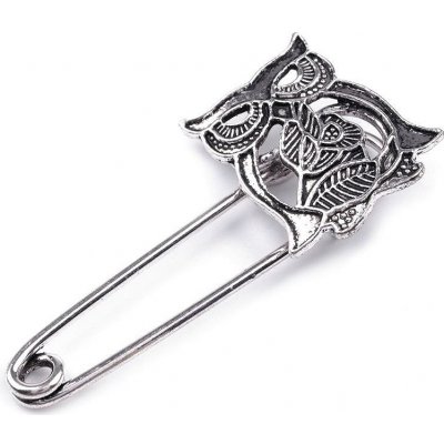 Prima-obchod brož sova na spínacím špendlíku platina 7195 – Hledejceny.cz