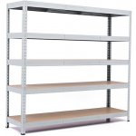 Trestles RH Regál 1500 x 1600 x 600 mm 5 polic šedá – Zboží Mobilmania