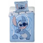 Faro Povlečení do postýlky Lilo and Stitch blue 100 x 135 cm 40 x 60 cm – Sleviste.cz