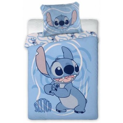 Faro Povlečení do postýlky Lilo and Stitch blue 100 x 135 cm 40 x 60 cm – Sleviste.cz