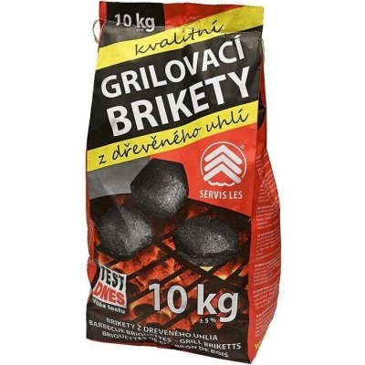 Servis les Grilovací brikety, 10 kg – Zboží Dáma
