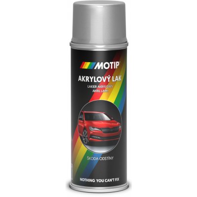 Motip sprej Škoda akrylový autolak 150 ml SD9156 stříbrná briliant metalíza | Zboží Auto