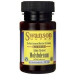 Swanson Albion Chelated Molybdenum molybden glycinát v chelátové vazbě 400 mcg 60 rostlinných kapslí – Hledejceny.cz