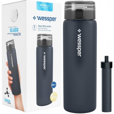 Wessper ActiveMax Clarti Glass 0,68 l stříbrná/šedá – Zboží Dáma