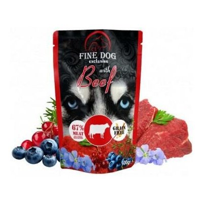 Fine Dog XXL s Hovězím 500 g – Sleviste.cz