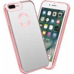 Cadorabo Ochranné pouzdro pro Apple iPhone 7 PLUS / 7S PLUS / 8 PLUS v průhledném krytu na mobil TPU pouzdro Chrome