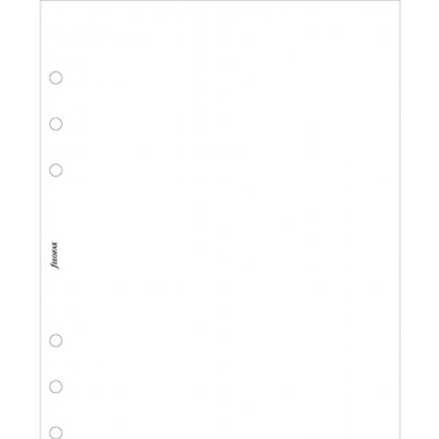 Filofax Papíry pro diáře čisté A5 bílá – Zboží Živě