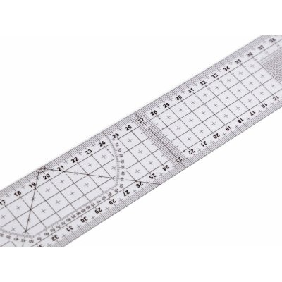 Pravítko ohebné 5x50 cm 1 50 cm transparent 1 ks – Hledejceny.cz