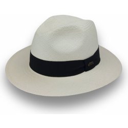 Göttmann luxusní panamský klobouk Panama Fedora se stuhou GT-12-202-39 natural