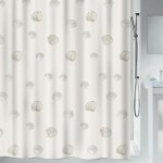 Spirella ATLANTIS motiv mušlí bílý 180 x 180 cm – Hledejceny.cz