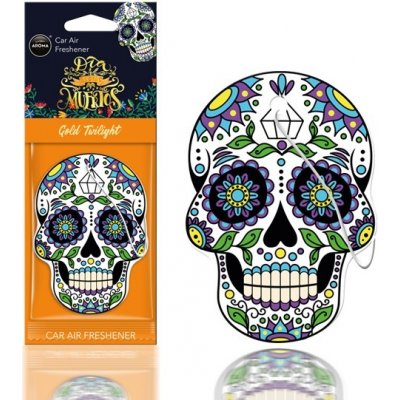 Aroma Car Dia De Los Muertos Gold Tattoo – Hledejceny.cz