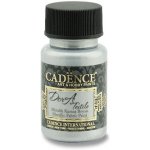 Cadence Textilní barva Dora Textile stříbrná 50 ml – Zboží Dáma