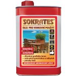 Sokrates Olej pro venkovní použití přírodně 0,6 l hnědý – Zboží Mobilmania