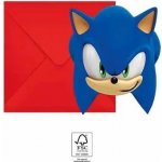 Party pozvánky a obálky Sonic – Zboží Dáma