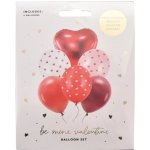 PartyDeco Set balónků Be mine valentine – Zboží Dáma