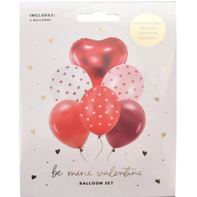 PartyDeco Set balónků Be mine valentine – Zboží Dáma