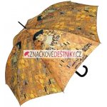 Doppler Klimt Adele dámský holový vystřelovací deštník sv.hnědý – Hledejceny.cz