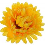 Umělá chryzantéma květová hlava žluto-oranžová – ø 10 cm (balení 12 ks) – Zboží Dáma