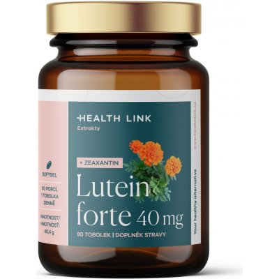 Health Link Lutein forte 40 mg tobolky 90 ks – Hledejceny.cz