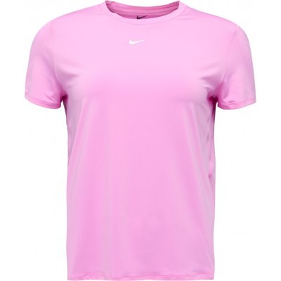 Nike Dámské tričko ONE CLASSIC Růžová Bílá – Sleviste.cz