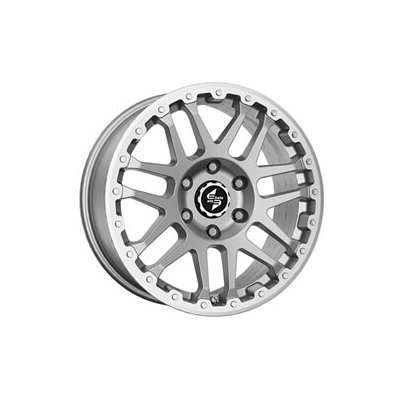 ETABETA COMBAT CV 10x22 5x112 ET25 silver matt lip + cap polished | Zboží Auto