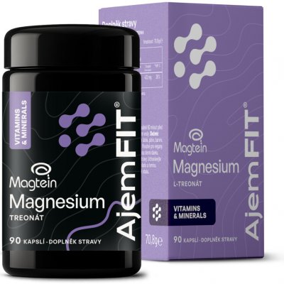AjemFIT Magnesium L-Treonát Magtein 90 kapslí – Hledejceny.cz