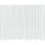 Záclona s záclonami Bílá 220 x 500 cm Polyester – Hledejceny.cz