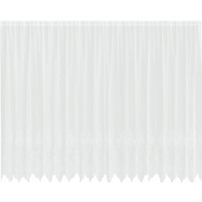 Záclona s záclonami Bílá 220 x 500 cm Polyester – Hledejceny.cz
