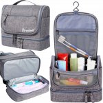 Soulima Kosmetická taštička šedá – Zboží Dáma