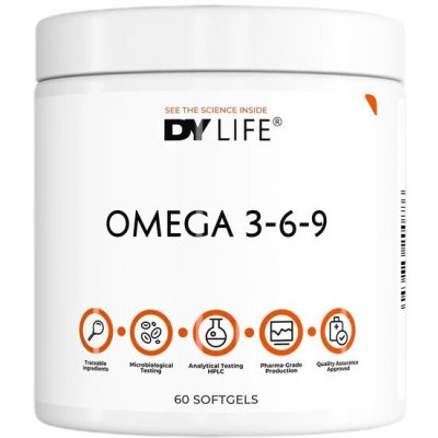 Dorian Yates DY LIFE Omega 3-6-9 60 softgels – Hledejceny.cz