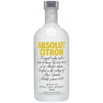 Absolut Citron 40% 0,7 l (holá láhev )