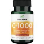 Swanson Vitamín C 1000 mg se Šípky 30 kapslí – Hledejceny.cz