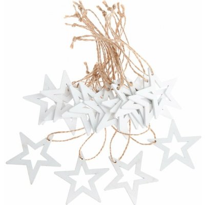 Dakls Stars vánoční ozdoba bílá – Hledejceny.cz