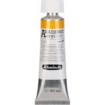 Schmincke Akademie akrylová barva 228 cadmium yellow hue deep 60 ml – Hledejceny.cz